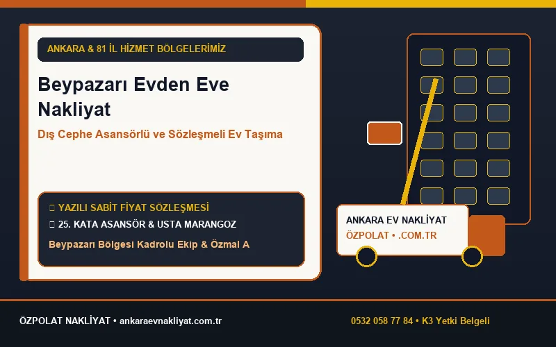 Beypazarı Evden Eve Nakliyat
